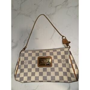 Louis Vuitton Damier Azur Eva Clutch - Excellent Condition
